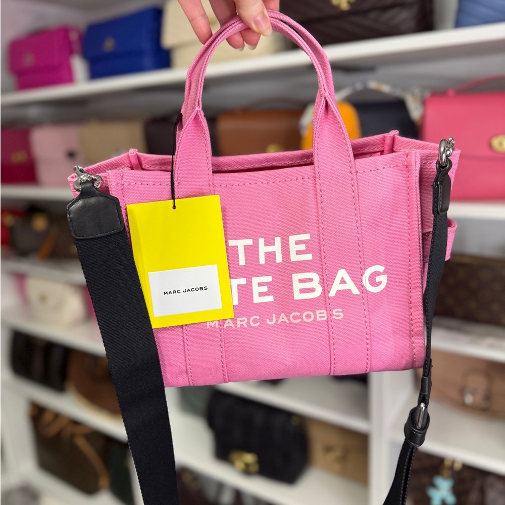 SOLD DEP0P Marc Jacobs Pink Canvas Tote Bag